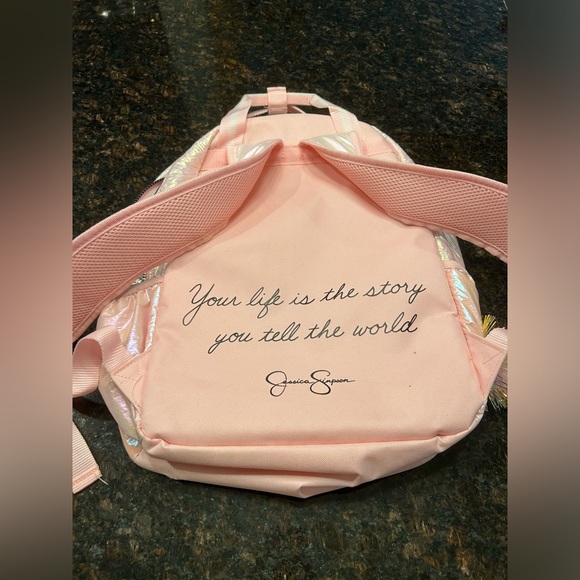 NWOT Jessica Simpson heart quilted backpack sets - Picture 2 of 2